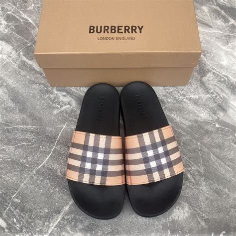 burberry heel sandals|Burberry slippers for men.